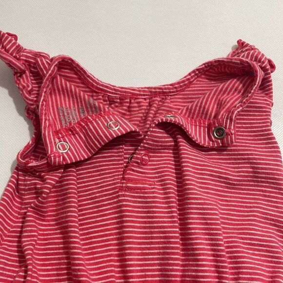 Just One You by Carters Baby Girl Sleeveless Striped Romper - Picture 3 of 6